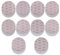 SALI Rete di levigatura Ø 225 mm 20 pezzi Dischi di levigatura Mix-Pack Set di fogli abrasivi autoadesivi Carta vetrata per cartongesso Levigatrice a giraffa Levigatrice a muro Levigatrice