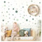 Little Deco 120 Punkte Wandsticker für Kinderzimmer Wandtattoo grün Kreise Babyzimmer Wandaufkleber Dots Wanddeko DL5002-02