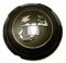 4 Pezzi Auto Coprimozzo per Abarth 500 595 695 Coppa Coppone 133 mm, Coprimozzo Del Centro di Rotella Dell'auto Impermeabile Antipolvere Accessori per Lo Styling Del Logo Dell'Auto,Black