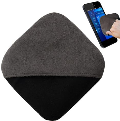 Mikrofaser-Display-Reinigungstuch, kompakter Auto-Touchscreen-Reiniger, vielseitiges Reinigungstuch für Smartphones, LCD-TV, Tablets, Laptop-Bildschirme, Kameraobjektive, Elektronikzubehör