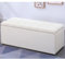 Luxus-Schuhbank aus Leder mit Stauraum, Fußstütze, Sitz-Organizer, Schrank, Ende des Bettes, Eckbank, 100 x 40 x 40 cm, Weiß