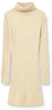 ONLY Damen Onllouis Ls Rollneck Cable Dress At KNT Onllouis Ls Rollneck Cable Dress At KNT (1er Pack)