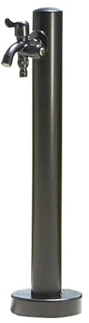 LYUCAYHQ Fontanella a Colonna con Rubinetto Acqua, Stand Fontana in Piedi Lavabo Giardino, Colonna in Acciaio Inossidabile 304, per Villa, Giardino, Cortile, Facile Installazione(60cm/24in)