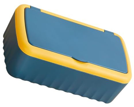 Happyyami Box für feuchte Tücher Container groß wischen Gewebe nass nachfüllbarer Tücherbehälter -Wischspender Spülbarer Wischtuchhalter Tragbarer Wischspender pp Blue