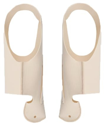 Sikweny 2 Stück Hallux Valgus Socken, Hallux Valgus Korrektur, Zehenspreizer, Korrektur Set, Ballenzehen Rutschfester Fersenriemen, Einstellbares Design, Atmungsaktiv, für Damen Herren(Hautfarbe, M)