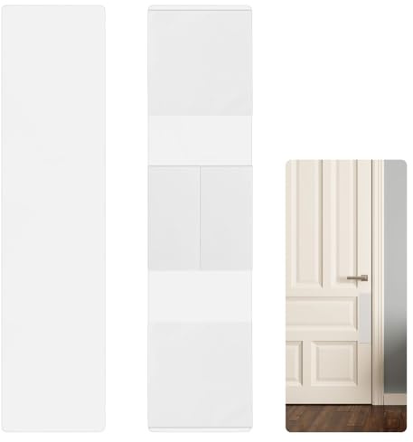 UFURMATE 2pcs Door Scratch Protection Plates, Clear Door Protector for Dog Cat Scratching Anti-Scratch Base Cover for Wall Doors Cupboard Protection