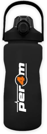 Per4m Multifunction Quality Protein Shaker/Jugs Fitness & Gym Bottles | BPA FREE for Pre, Intra and Post Workout Shakes, Drinks and Meal Replacement (1500ml, Bottle Jug Black)