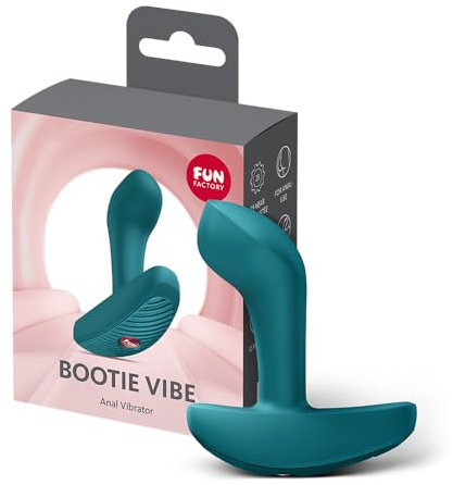 Fun Factory Bootie Vibe | Analvibrator & Prostatavibrator | Wiederaufladbar | 12 Vibrationsprogramme | wiederaufladbar USB-C | wasserdicht IPX7 | kompaktes Design | Sex Spielzeug für Frauen | Sex Toys