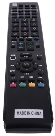 EIMSOAH Universelle Ersatz-TV-Fernbedienung für LED/LCD/HD/3D, Keine Programmierung Erforderlich, Spezielle Menütasten, 2 AAA-Batterien Erforderlich, Stabile Leistung, für Alle Altersgruppen Geeignet