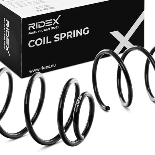 RIDEX 2x Fahrwerksfedern Hinten für VW PASSAT Variant (3B6) Schraubenfeder Länge: 305mm Außendurchmesser: 124mm 188C0158