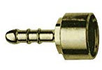 RACCORDO PORTAGOMMA DI ENTRATA PER TUBO BOMBOLA GAS DA 1/2 X 10 MM FEMMINA