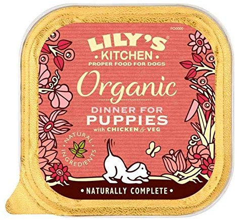 6X Lilys Küche Richtiges Hundefutter Bio-Abendessen Für Welpen 150G