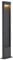 SLV LED Stehleuchte FLATT 100 | Design Außen-Standleuchte, Außenbeleuchtung | Outdoor LED Wege-Leuchte, Pollerleuchte, Garten-Lampe, Gartenbeleuchtung | CCT Switch (3000K/4000K), 400 lm, 9,7W
