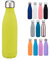 JK Home 500ml Water Vacuum Bottle Double Walled 304 Stainless Steel Sports Drink Flask Keeps 24 Hours Cold & 12 Hours Hot Rubber Paint B:Grass Green
