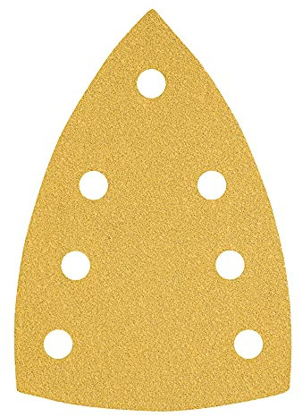 STIER Schleifblätter Universal Delta, 100 x 150, P80, 50 Stk., 7-Loch, Korund, Latexhaltiges stabiles D-Papier