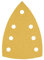 STIER Schleifblätter Universal Delta, 100 x 150, P80, 50 Stk., 7-Loch, Korund, Latexhaltiges stabiles D-Papier