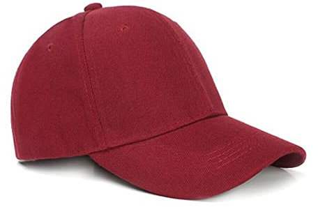 Boolavard Baseballcap Größenverstellbar für Lauftraining und Outdoor-Aktivitäten zu jeder Jahreszeit (Weinrot)