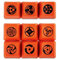 unknowns 9-Key-Farbstoff-Sublimation PBT-Keycaps OEM-Höhen für WASD-Richtung Esc-Tasten Ergänzung für mechanische Tastatur Keycap Set Benutzerdefinierte mechanische Tastatur Keycaps