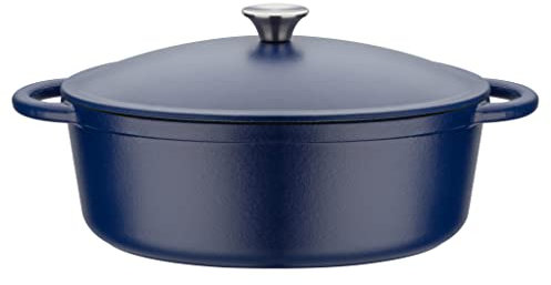 GSW Olla ovalada con tapa Blue Magic 33 x 26 cm