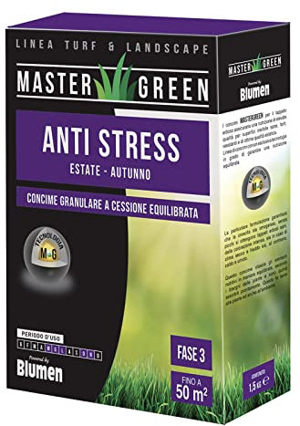 CONCIME GRANULARE PRATO A CESSIONE EQUILIBRATA ANTISTRESS ESTATE-AUTUNNO 1,5KG