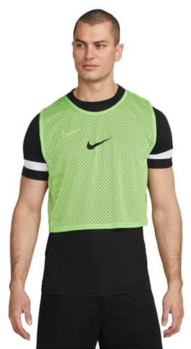 NIKE DV7425-313 U NK DF PARK20BIB T-Shirt Unisex Adult Action Green/Black Size S