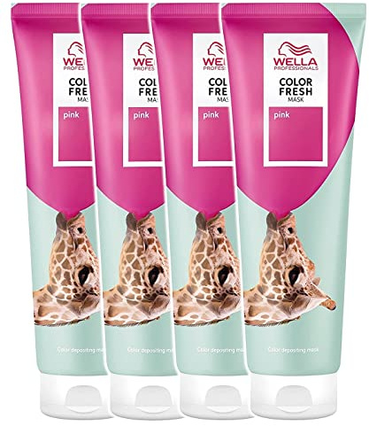 4er Wella Professionals Color Fresh Mask Pink 150 ml