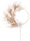 The Baked Studio – Boho-Trockenblumen-Ring-Tortenaufsatz zum Dekorieren von Kuchen für Geburtstage, Babypartys, Taufen und Hochzeiten (Blumenring – Natur)