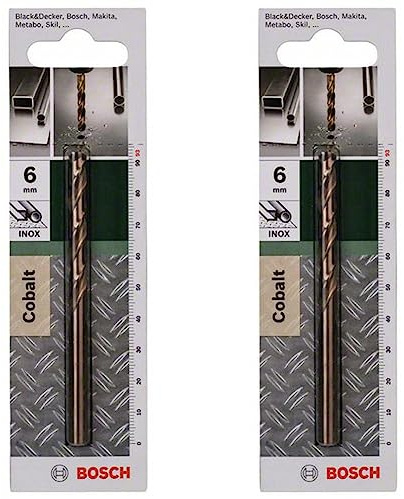 Bosch Metallbohrer Cobalt (Ø 6,0 mm) (Packung mit 2)