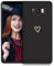 POUHYE Handyhülle für Samsung Galaxy S8 Hülle, Soft Silikon Case mit Herz, Kameraschutz und Bildschirmschutz, Ultra Dünn Stoßfest Anti-Rutsch Schutzhülle für Samsung Galaxy S8 Schwarz