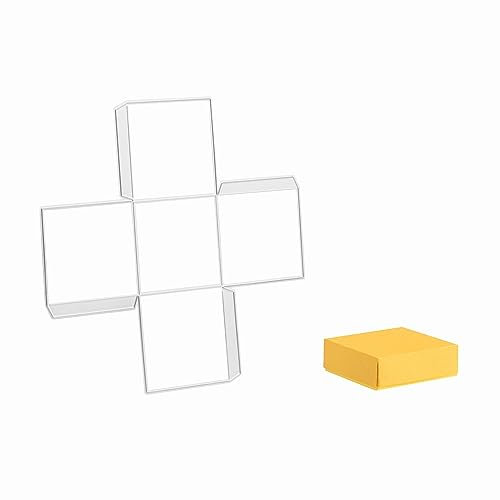 Stanzenshop Stanzschablone Quardratische Box, Geschenk, Geburtstag, Überraschung, Stanzformen, Schablonen, Scrapbooking, Kartenherstellung, DIY, Prägeschablonen