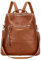 Leathario Rucksack Damen Klein Anti diebstahl aus pu Leder Schultertasche Handtasche Cityrucksack für Frauen Mädchen Elegant für Reise Freizeit Einkauf Arbeit