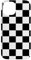 iPhone 14 Black and White Checkered Plaid Checkerboard Pattern Case Case