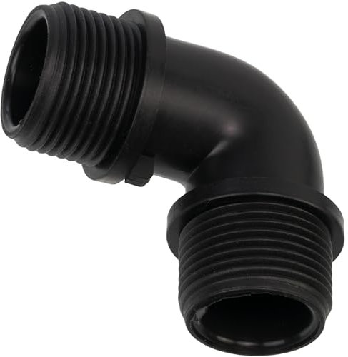 AERZETIX - C75037 - Set di 5 raccordi a gomito 90° maschio 3/4x3/4 per tubo irrigazione sistema gocciolante - in polietilene - circuito acqua