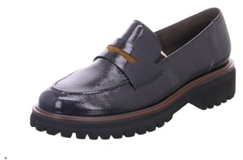 Paul Green Slipper & Mokassin 1120-006, Lack/Brush, Schwarz, Damen