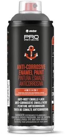 Montana Colors MTN PRO Esmalte Anticorrosivo RAL 7016 Gris Oscuro, Spray 400ml
