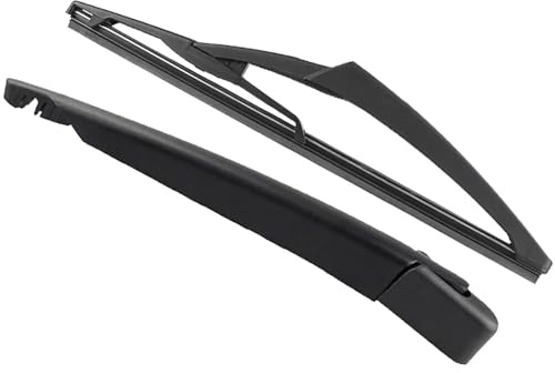WRUHUA Limpiaparabrisas Trasero Escobilla y Brazo para Megane 2 2004-2020, Juego Cuchilla Escobillas Parabrisas Ventana Trasera Coche Repuesto