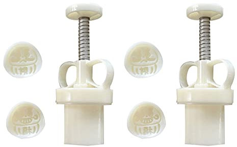 6 Stück Obst Stempel Form Autumn Festival Handpresse Stempel Werkzeug Mondkuchen Maker