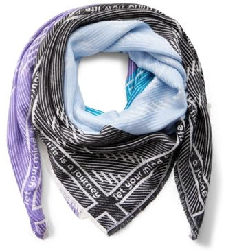 CECIL Damen B572590 Bedrucktes Tuch, deep Charcoal Grey, A