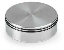 Pro-Ject Record Puck DS, Heavy Plate Weight Made of Stainless Steel to Reduce Unwanted Resonance, 915 g (Polished Steel)