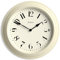 JONES CLOCKS® Fenchurch wanduhr | Große Klassische runde Uhr | 40cm | Creme | Elegantes dekoratives Design, ideal für die küche, das Wohnzimmer oder das Schlafzimmer