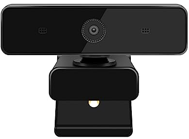 OutFyt 2MP 1080P Omni-Richtung Mikrofon USB Webcam Auto Fokus for Online Studie Video Meeting PC Laptop Externe Digital Kamera, Stream Guard(1 UK)