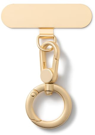 CHUQING Handykette Halterung Metall Pad für Handykette | 360° drehbare Handykettenhalterung,laden ohne Entfernen, für geschlossene Vollschutz-Cases im Alltag und auf Reisen