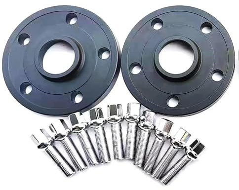 Spurverbreiterungen Kompatibel Mit Benz Für R170 SLK-Klasse SLK230 SLK320 1997 1998 1999 2000 2001 2002 2003 15 Mm, 2 Stück, Auto-Rad-Abstandshalter(Black)