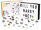 Cosi Home® A4 Cinematic Light Box with 100 Letters, Emoji, Smilies and Symbols - Personalise Your own Message - Battery and USB Power