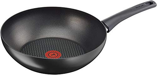 Tefal C6961932 Wok-Bratpfanne Chef's Delight °28cm alle Herdarten ALU Schwarz, Aluminium, 28 cm