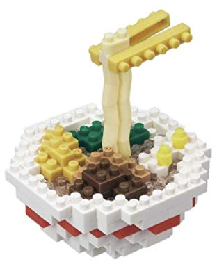 KAWADA Nanoblock-nanoblock-NBC-229-Ramen Spielzeug, NBC-229, Mehrfarbig