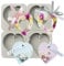 Musykrafties 4-Cavity Candy Silicone Stampo con Foro per Cioccolato, Sapone Realizzazione Candele, Resina Epossidica Casting, Gioielli Hobby Progetti - CUORE