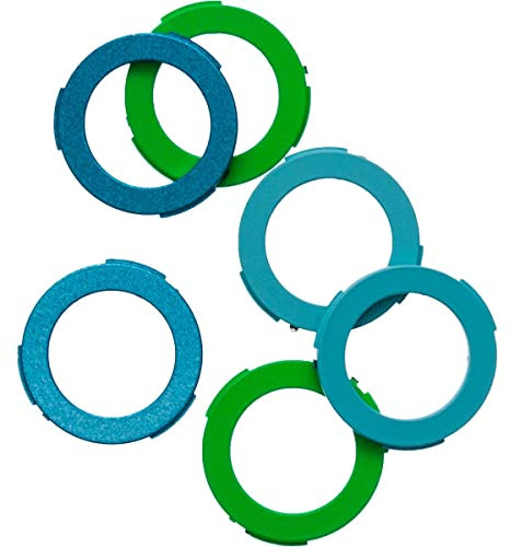 Magura USA 2 Kolbenabdeckungs-Set, neongrün, cyan, mintgrün, 6-teilig