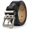 JingHao Gürtel Herren,Ledergürtel Herren 110-170cm,Jeansgürtel,Designer Schnalle,Große Taille Männer Gürtel 38mm Breit Schwarz Braun (165cm Fit für Taille 60-62,Schwarz)