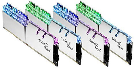 G.SKILL Memoria DIMM 32 GB DDR4-3600 Quad-KIT 4 X 8GB F4-3600C16Q-32GTRSC, Trident Z ROYAL